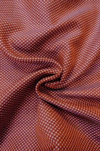 Photo12: Mint O1209A Vintage Japanese kimono Dark Red TSUMUGI pongee for women / Silk. Cross (Grade A) (12)