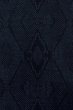 Photo5: Mint O1209B Vintage Japanese kimono Dark Navy Blue TSUMUGI pongee for women / Silk. Dapple pattern (Grade A) (5)