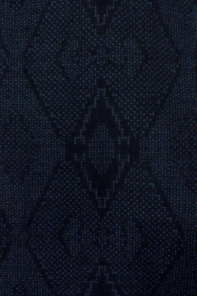 Photo5: Mint O1209B Vintage Japanese kimono Dark Navy Blue TSUMUGI pongee for women / Silk. Dapple pattern (Grade A) (5)