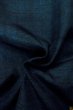 Photo11: O1209C Vintage Japanese kimono Dark Navy Blue TSUMUGI pongee for women / Silk. Abstract pattern (Grade B) (11)