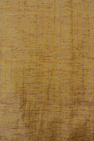 Photo4: Mint O1209D Vintage Japanese kimono Light Brown YONEZAWA-TSUMUGI for women / Silk. Stripes (Grade A) (4)