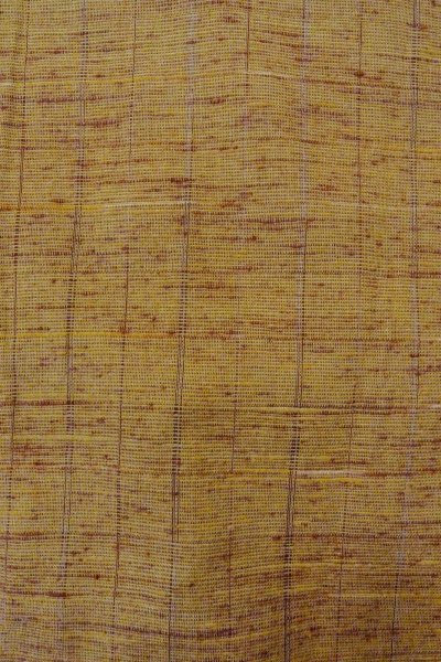 Photo5: Mint O1209D Vintage Japanese kimono Light Brown YONEZAWA-TSUMUGI for women / Silk. Stripes (Grade A) (5)