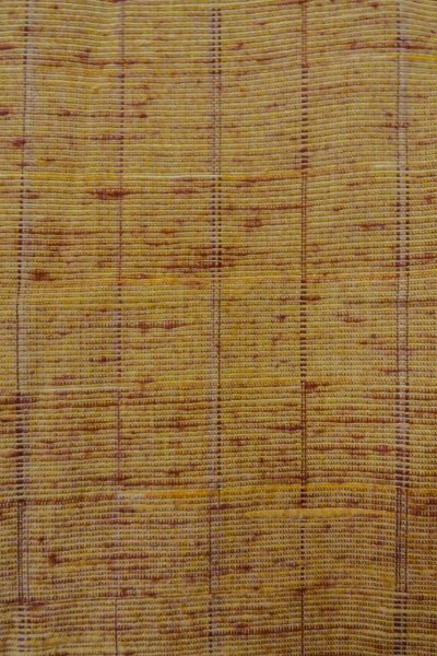 Photo6: Mint O1209D Vintage Japanese kimono Light Brown YONEZAWA-TSUMUGI for women / Silk. Stripes (Grade A) (6)