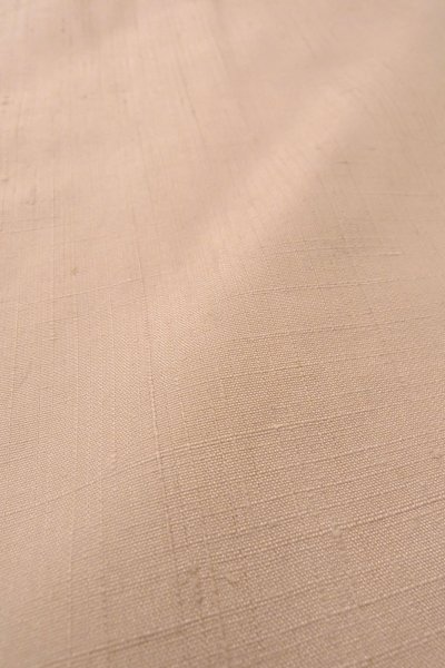 Photo9: O1209E Vintage Japanese kimono Pale Pink YONEZAWA-TSUMUGI for women / Silk. (Grade B) (9)