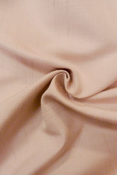 Photo11: O1209E Vintage Japanese kimono Pale Pink YONEZAWA-TSUMUGI for women / Silk. (Grade B) (11)