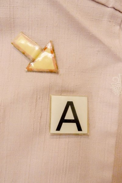 Photo13: O1209E Vintage Japanese kimono Pale Pink YONEZAWA-TSUMUGI for women / Silk. (Grade B) (13)