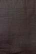 Photo4: Mint O1209J Vintage Japanese kimono Dark Black TSUMUGI pongee for women / Silk. Tortoise-shell pattern(Hexagonal pattern) (Grade A) (4)