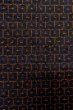 Photo7: Mint O1209J Vintage Japanese kimono Dark Black TSUMUGI pongee for women / Silk. Tortoise-shell pattern(Hexagonal pattern) (Grade A) (7)