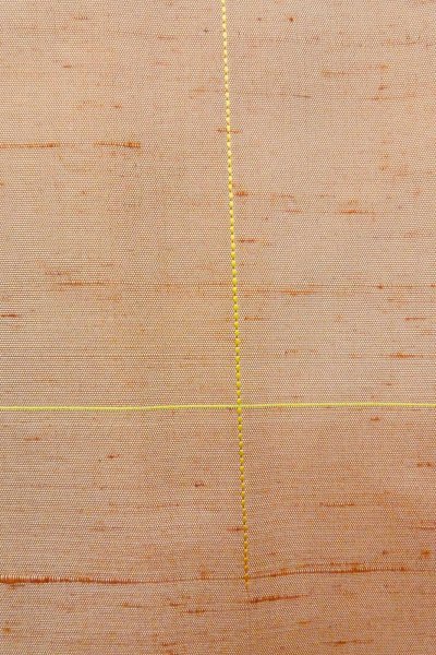 Photo5: O1209M Vintage Japanese kimono Pale Red TSUMUGI pongee for women / Silk. Line (Grade B) (5)