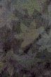 Photo4: O1209O Vintage Japanese kimono Dark Black TOKAMACHI-TSUMUGI for women / Silk. MOMIJI maple leaf (Grade B) (4)