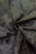 Photo11: O1209O Vintage Japanese kimono Dark Black TOKAMACHI-TSUMUGI for women / Silk. MOMIJI maple leaf (Grade B) (11)