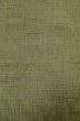 Photo4: O1209T Vintage Japanese kimono Grayish Green TSUMUGI pongee for women / Silk. Line (Grade B) (4)