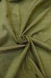Photo10: O1209T Vintage Japanese kimono Grayish Green TSUMUGI pongee for women / Silk. Line (Grade B) (10)
