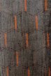Photo7: Mint O1209W Vintage Japanese kimono Gray TSUMUGI pongee for women / Silk. Tortoise-shell pattern(Hexagonal pattern) (Grade A) (7)