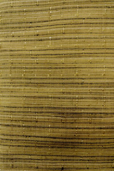 Photo7: O1209Y Vintage Japanese kimono Yellowish Olive TSUMUGI pongee for women / Silk. Line (Grade D) (7)