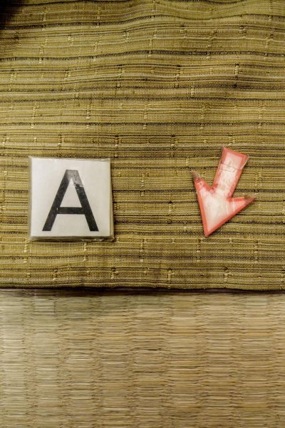 Photo14: O1209Y Vintage Japanese kimono Yellowish Olive TSUMUGI pongee for women / Silk. Line (Grade D) (14)