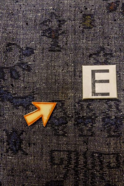 Photo18: O1209Z Vintage Japanese kimono Dark Gray TSUMUGI pongee for women / Silk. Flower (Grade C) (18)