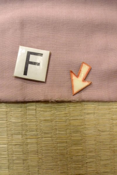 Photo19: O1209Z Vintage Japanese kimono Dark Gray TSUMUGI pongee for women / Silk. Flower (Grade C) (19)