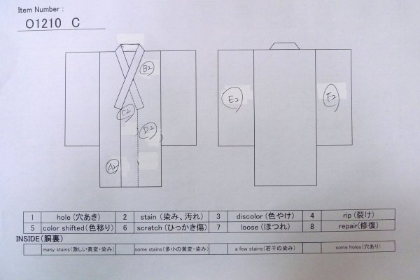 Photo13: O1210C Vintage Japanese kimono Pink JUBAN undergarment for women / Silk. Flower (Grade B) (13)