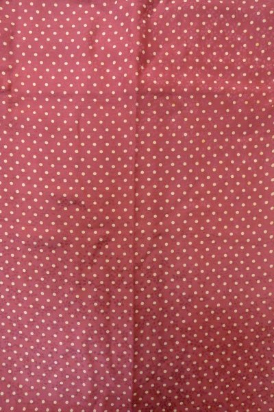 Photo3: O1210D Vintage Japanese kimono Reddish Purple JUBAN undergarment for women / Silk. Dot (Grade B) (3)