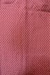 Photo4: O1210D Vintage Japanese kimono Reddish Purple JUBAN undergarment for women / Silk. Dot (Grade B) (4)