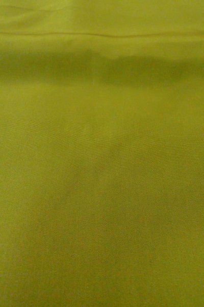 Photo9: O1225C Vintage Japanese kimono Light Olive Kimono for Girls for women / Silk. Peony (Grade B) (9)