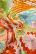 Photo13: O1225F Vintage Japanese kimono White Kimono for Girls for women / Silk. Chrysanthemum (Grade D) (13)