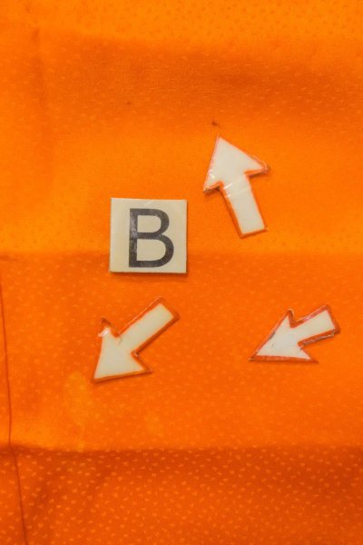 Photo15: O1225H Vintage Japanese kimono Vivid Orange Kimono for Girls for women / Silk. SAKURA cherry blossom, Flower cart pattern, More damages. (Grade D) (15)