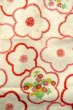 Photo4: O1225K Vintage Japanese kimono White Kimono for Girls for women / Synthetic. Chrysanthemum (Grade C) (4)