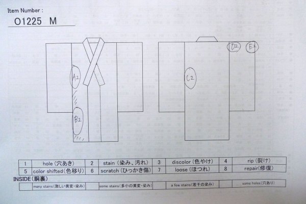 Photo13: O1225M Vintage Japanese kimono White Kimono for Girls for women / Silk. Peony (Grade B) (13)