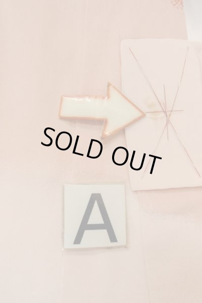 Photo15: O1225N Vintage Japanese kimono Vivid Red Kimono for Girls for women / Synthetic. SAKURA cherry blossom (Grade B) (15)