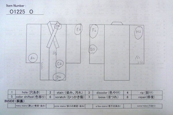 Photo13: O1225O Vintage Japanese kimono Shiny Vivid Red Kimono for Girls for women / Synthetic. Peony (Grade C) (13)