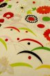 Photo10: O1225P Vintage Japanese kimono Ivory Kimono for Girls for women / Silk. Chrysanthemum (Grade C) (10)