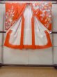 Photo2: O1225R Vintage Japanese kimono Pale Orange Kimono for Girls for women / Silk. SAKURA cherry blossom (Grade B) (2)
