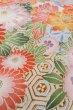 Photo8: O1225R Vintage Japanese kimono Pale Orange Kimono for Girls for women / Silk. SAKURA cherry blossom (Grade B) (8)