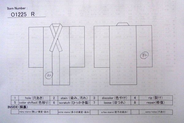 Photo13: O1225R Vintage Japanese kimono Pale Orange Kimono for Girls for women / Silk. SAKURA cherry blossom (Grade B) (13)