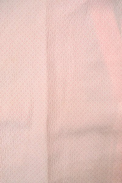 Photo3: O1225T Vintage Japanese kimono Pale Pink Juban for Girls for women / Synthetic. Dapple pattern (Grade B) (3)