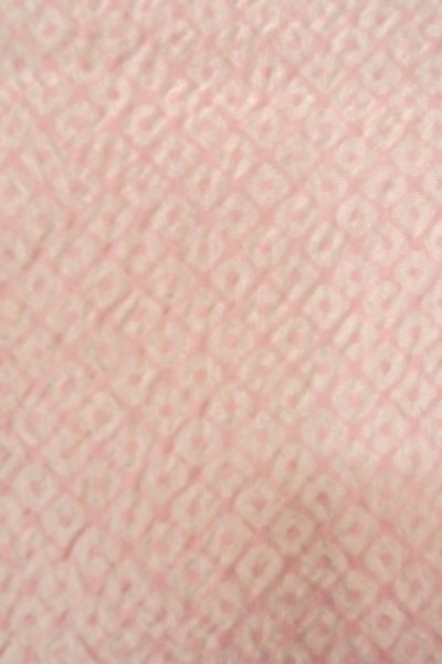 Photo7: O1225T Vintage Japanese kimono Pale Pink Juban for Girls for women / Synthetic. Dapple pattern (Grade B) (7)