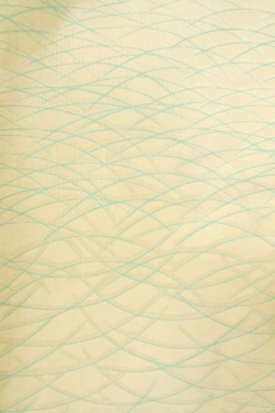 Photo6: O1225X Vintage Japanese kimono Off White JUBAN undergarment for women / Silk. Grass (Grade B) (6)