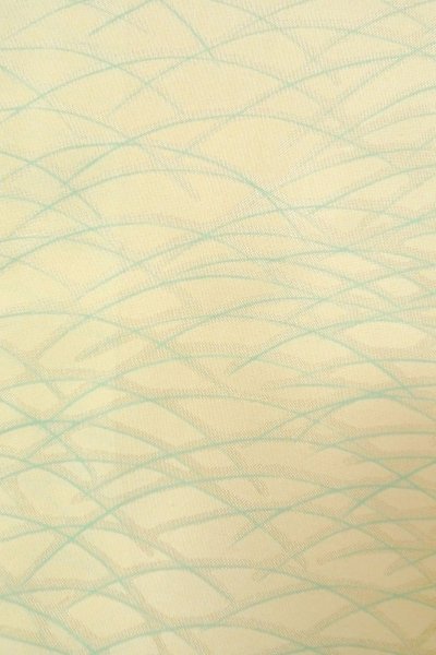 Photo7: O1225X Vintage Japanese kimono Off White JUBAN undergarment for women / Silk. Grass (Grade B) (7)