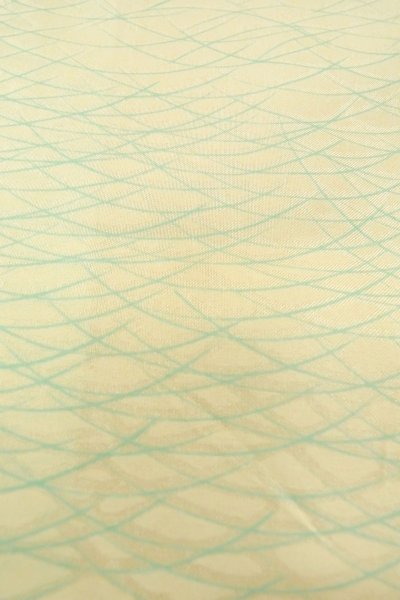 Photo9: O1225X Vintage Japanese kimono Off White JUBAN undergarment for women / Silk. Grass (Grade B) (9)