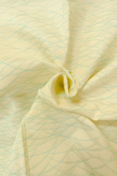 Photo11: O1225X Vintage Japanese kimono Off White JUBAN undergarment for women / Silk. Grass (Grade B) (11)