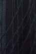 Photo7: O1226C Vintage Japanese kimono Indigo Blue TSUMUGI pongee for women / Silk. Line (Grade C) (7)