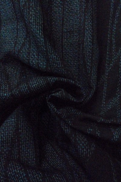 Photo12: O1226C Vintage Japanese kimono Indigo Blue TSUMUGI pongee for women / Silk. Line (Grade C) (12)