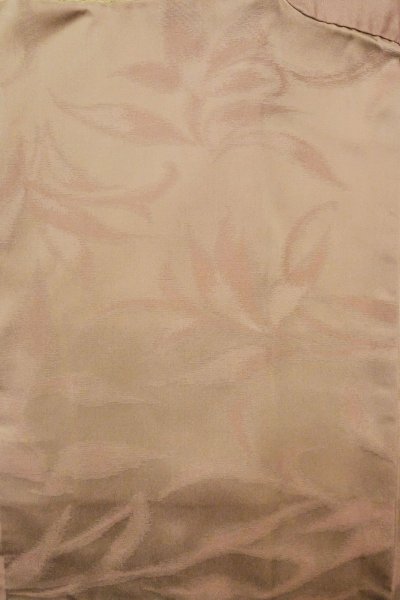 Photo3: P0109C Vintage Japanese kimono Light Grayish Pink HAORI short jacket for women / Silk. Arabesque vine (Grade C) (3)