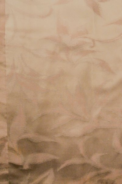 Photo4: P0109C Vintage Japanese kimono Light Grayish Pink HAORI short jacket for women / Silk. Arabesque vine (Grade C) (4)