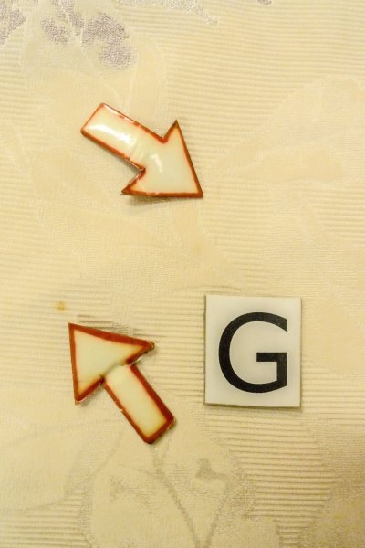 Photo16: P0109D Vintage Japanese kimono Ivory HAORI short jacket for women / Silk. Leaf (Grade C) (16)