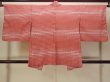 Photo2: P0109G Vintage Japanese kimono Dark Pink HAORI short jacket for women / Synthetic. Flower (Grade B) (2)