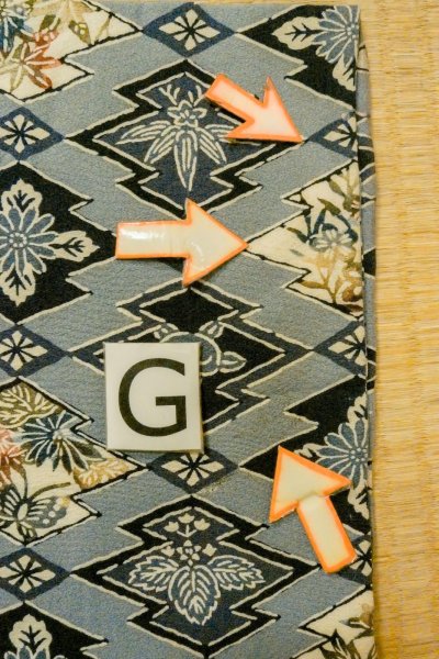 Photo16: P0109H Vintage Japanese kimono Pale Light Blue HAORI short jacket for women / Silk. UME plum bloom (Grade C) (16)