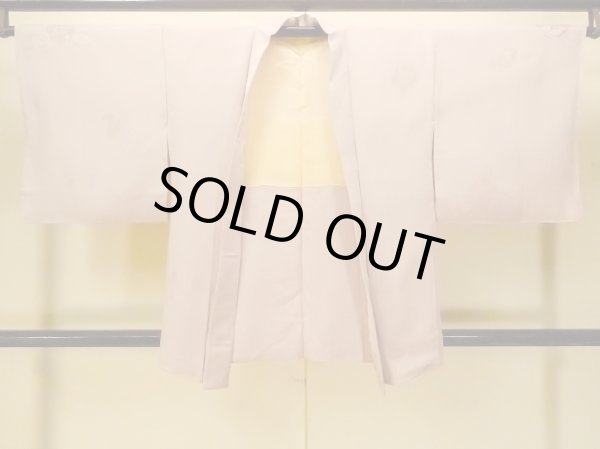Photo2: Mint P0109J Vintage Japanese kimono Light Pink HAORI short jacket for women / Silk. (Grade A) (2)